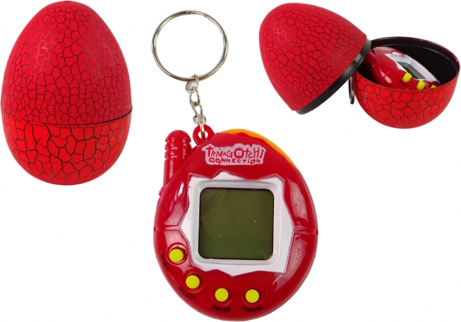 Tamagotchi in an Egg Game Electronic Pet Red