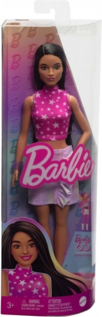Barbie Fashionistas nukk roosa tähekesega topiga