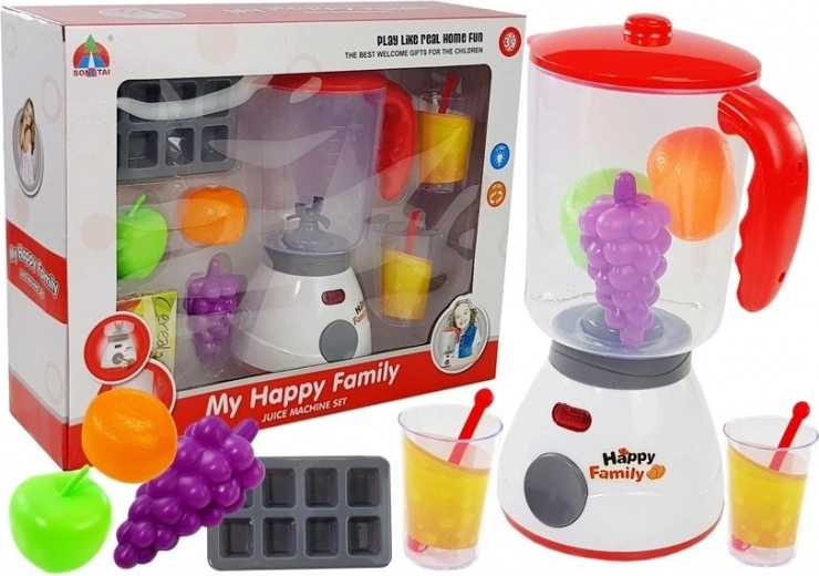 Kids' smoothie blender with lights and accessories