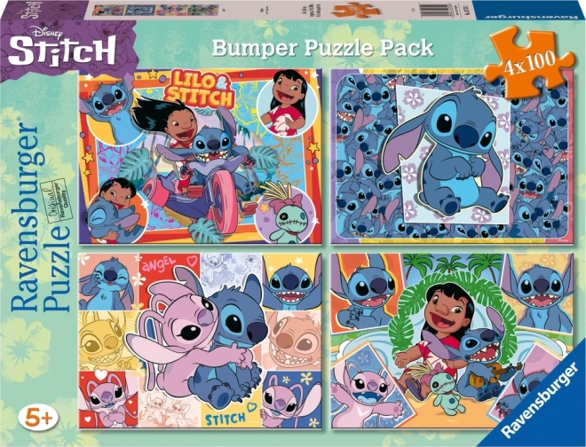 Puzzle Disney Stitch 4x100 pieces