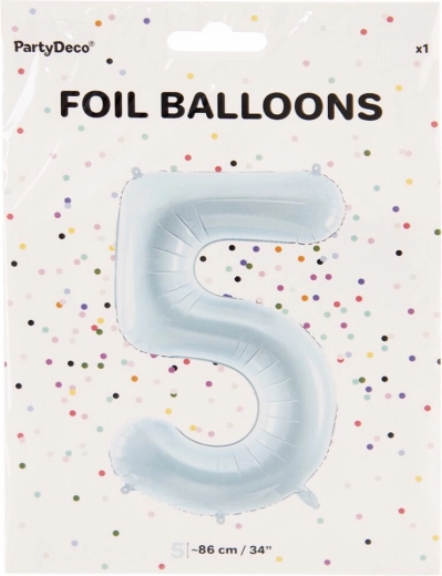 Fooliumõhupall number 5 sinine 86 cm