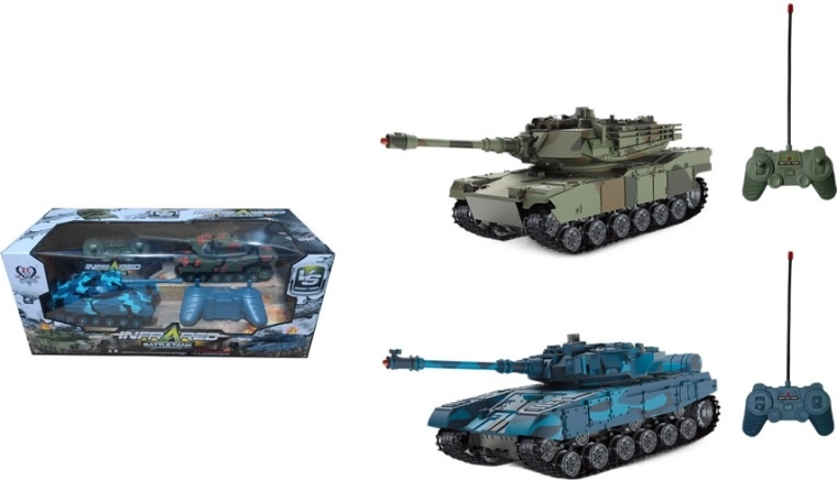 RC lahingutank infrapunasüsteemiga 2,4 GHz