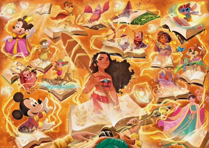 Ravensburger Puzzle Disney Lorcana Glimmers of the Realm Amber 1000 Pieces