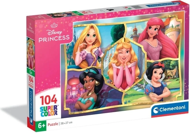 Pusle 104 tükki Disney printsessid Clementoni