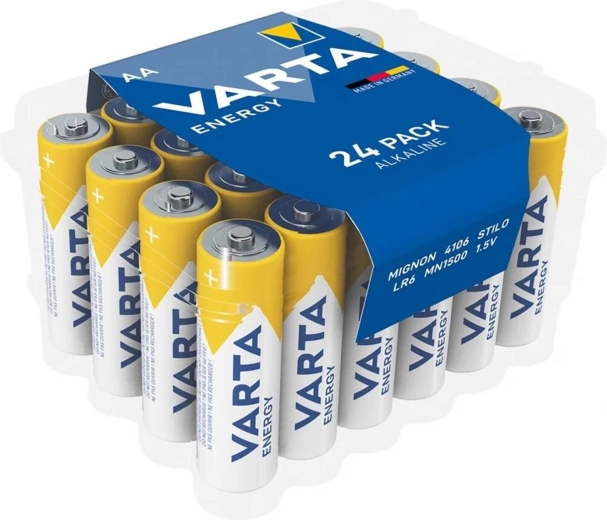 Aluselised patareid AA LR6 24 tk Varta