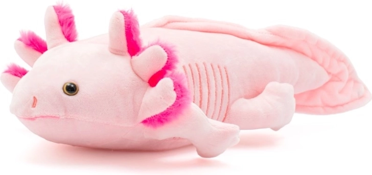 Pehme aksolotl Baby Mix 45 cm roosa