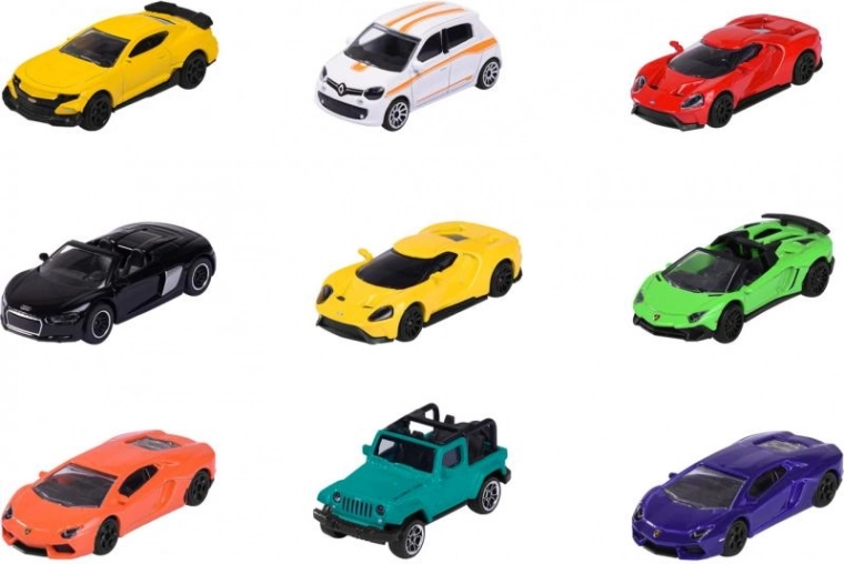13 different die-cast models