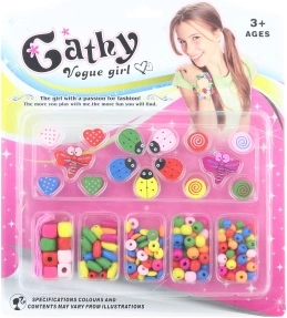 Wooden beads for kids to make bracelets