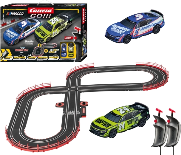 Carrera GO!!! NASCAR Watkins Glen Duel 3,6 m pikkune võidusõidurada