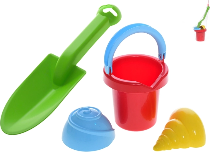 Sand set 4 pcs with bucket 10.5 cm for children from 12 months