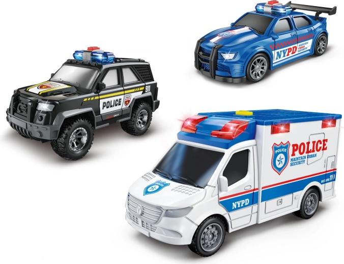 PLEJO heliefektidega politseiautod
