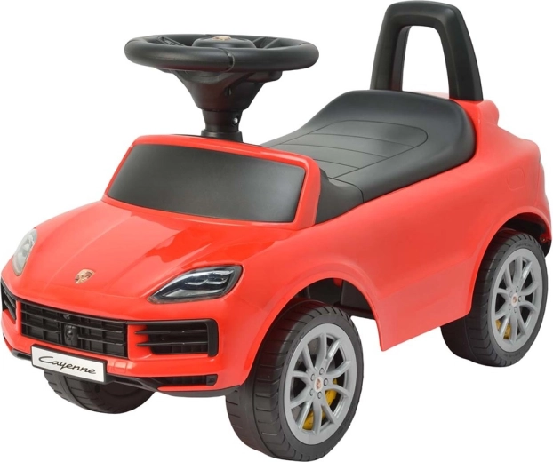 Milly Mally Porsche Cayenne S laste sõiduk (jalaga tõugatav) punane