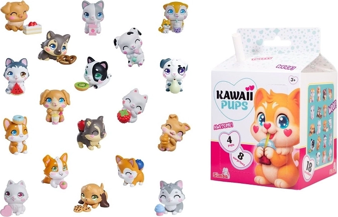 SMBA kawaii koerte komplekt 4 tk