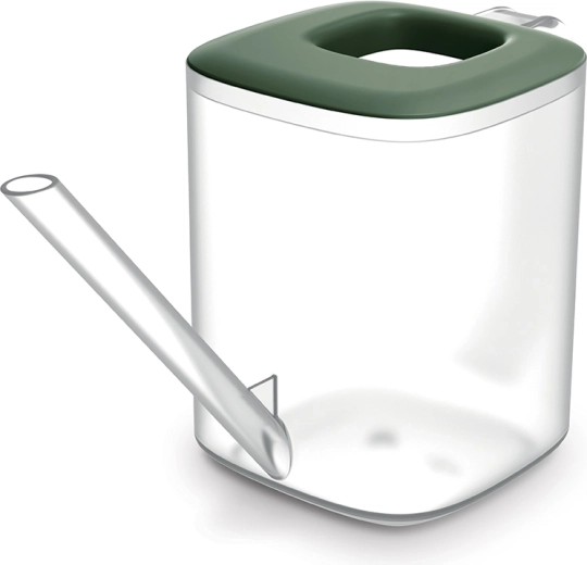 Tubi Watering Can 1 L – Transparent, Dark Green