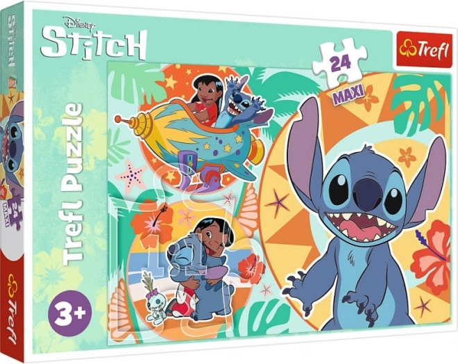 Puzzle Lilo & Stitch for kids, 24 pieces
