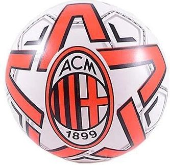 Brotheri jalgpall A.C. Milan 23 cm, sertifitseeritud, punavalge