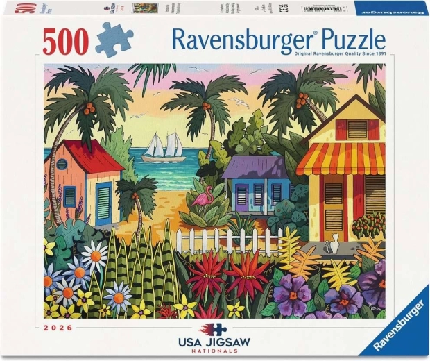 Ravensburgeri pusle USA Jigsaw Nationals: troopiline atmosfäär 500 tükki