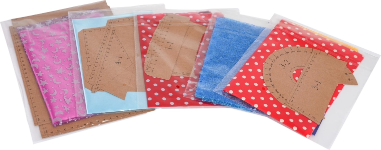 Eellõigatud kangad ja paberist lõiked