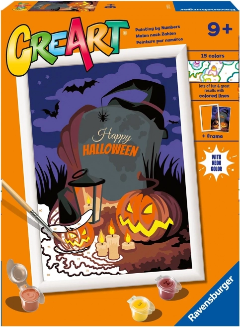 CreArt Halloweeni atmosfäär – maalimine numbrite järgi