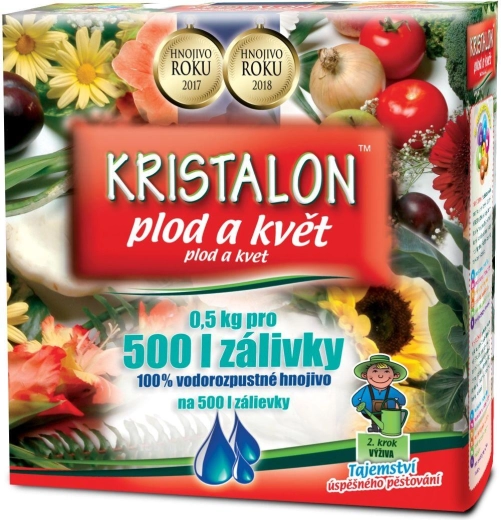 Kristalon vili ja õis 0,5 kg – universaalne kristallväetis