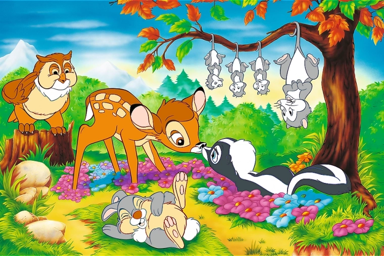Puzzle Bambi and Forest Friends 160 Pieces