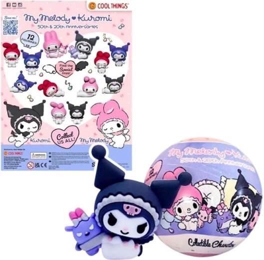 Sanrio My Melody ja Kuromi kapsel – kollektsioneeritav minifiguur