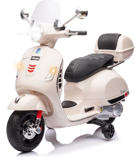 Elektriline laste tõukeratas Milly Mally Vespa GTS Super valge