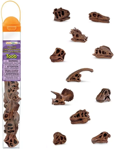 Safari Ltd. TOOBS tuub – dinosauruste koljud