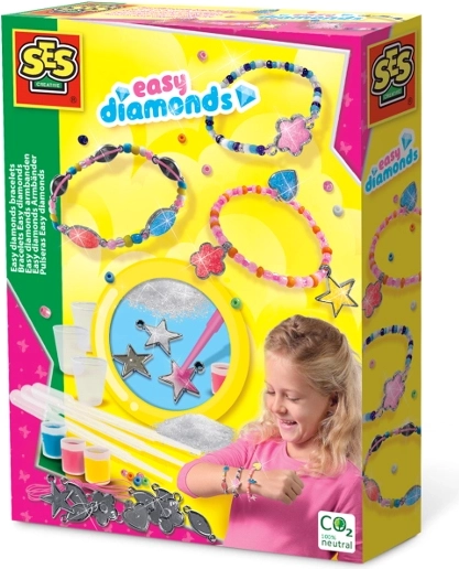 SES bracelet-making set with diamond effect