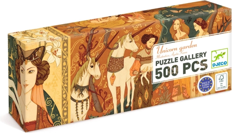 Djeco ükssarvikuga aia pusle, 500 tükki