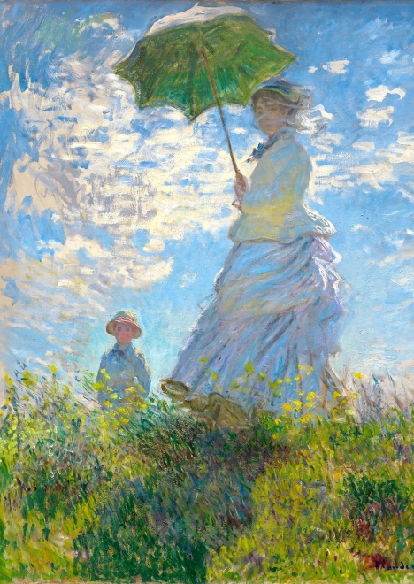 Puzzle Claude Monet: Woman with a Parasol 1000 pieces