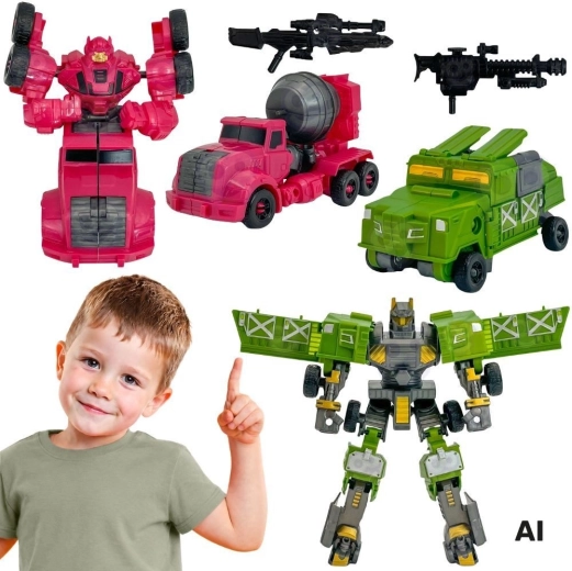 Woopie transformeeruvad robotid 4 ühes, lahingumasinad