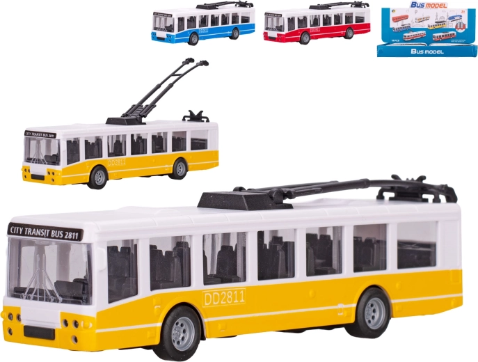 Pull-back Trolleybus 17 cm