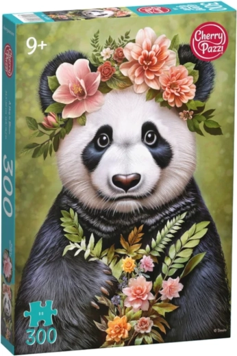 Cherry Pazzi pusle Panda lilledega, 300 tükki
