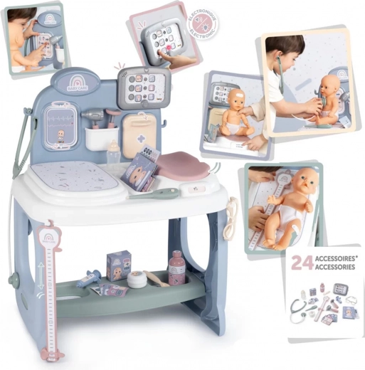 Smoby Baby Care – laste hoolduskeskus ja pediaatriamängujaam