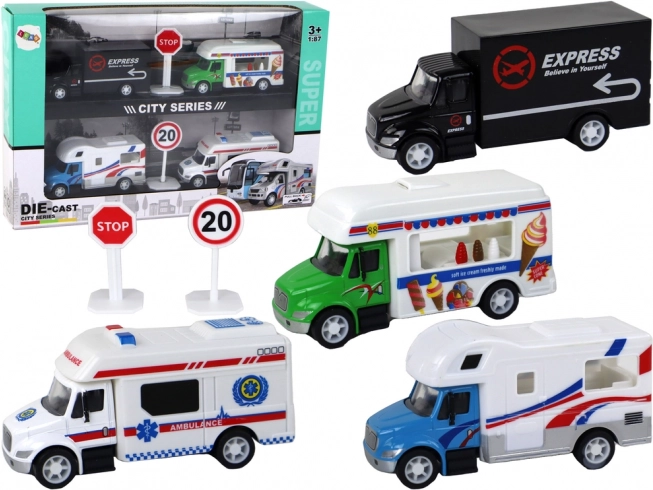 Ice Cream Truck with Friction Drive 1:87 A