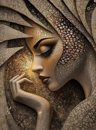 Norimpex diamond painting – woman’s portrait 30 × 40 cm