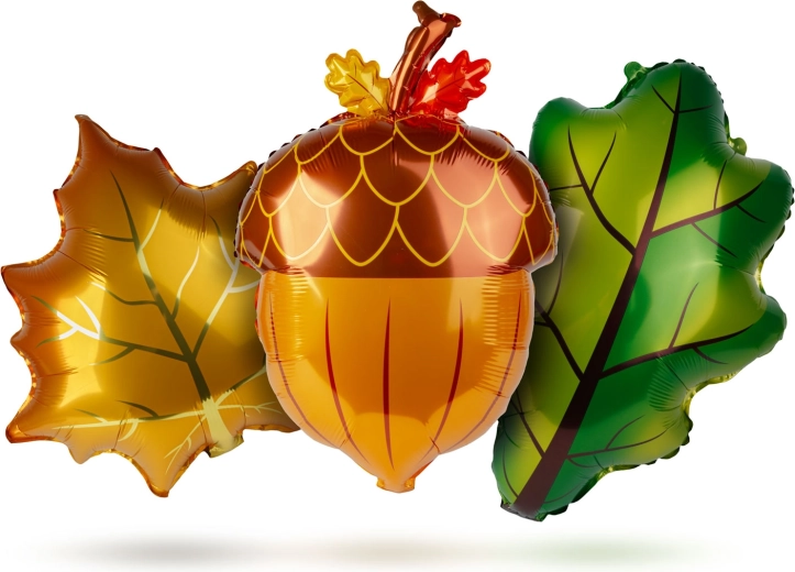 Three autumn motifs in one pack
