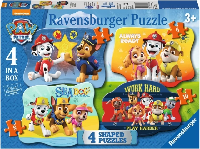 Ravensburgeri pusle Käpapatrull 4 ühes (4–10 tükki)