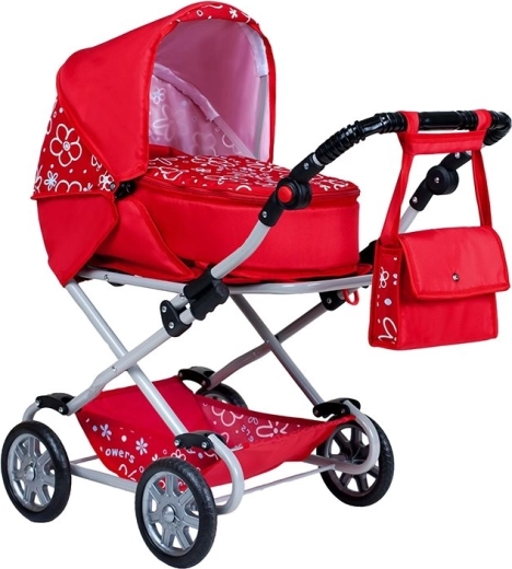 Laste nuku käru 2in1 New Baby Monika punane