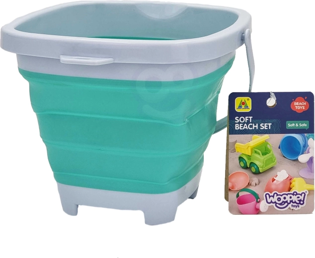 Kokkupandav silikoonist ämber WOOPIE, sinine, 5 l