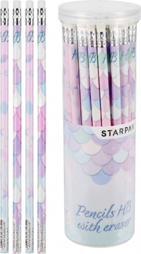Pencil with eraser in a tube - 1 piece