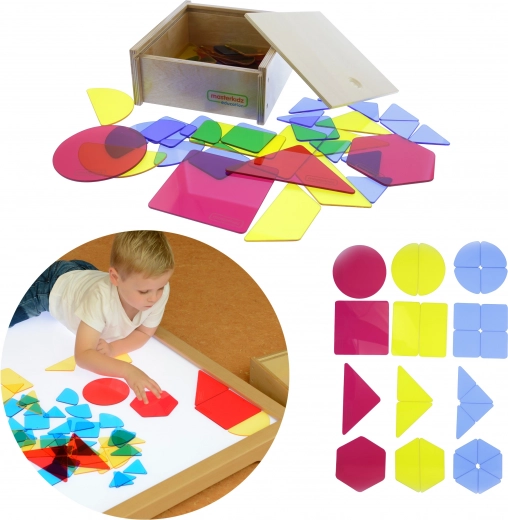Masterkidz Transparent Geometric Shapes