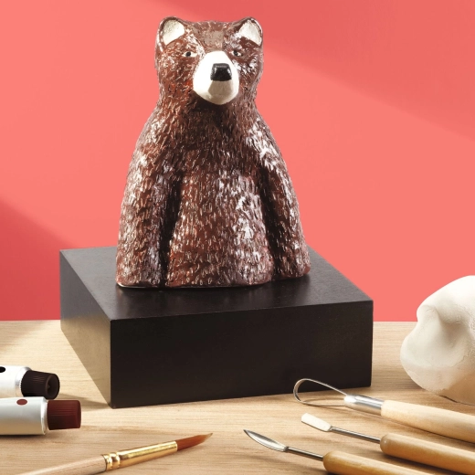 Atelier Clay Modeling Set – Creative Kit for Making a Teddy Bear