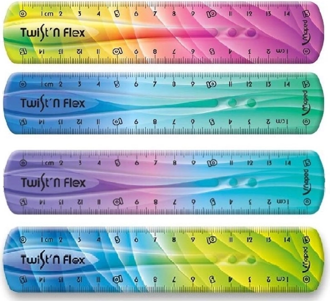 Maped Ruler Twist'n Flex Rainbow 15 cm