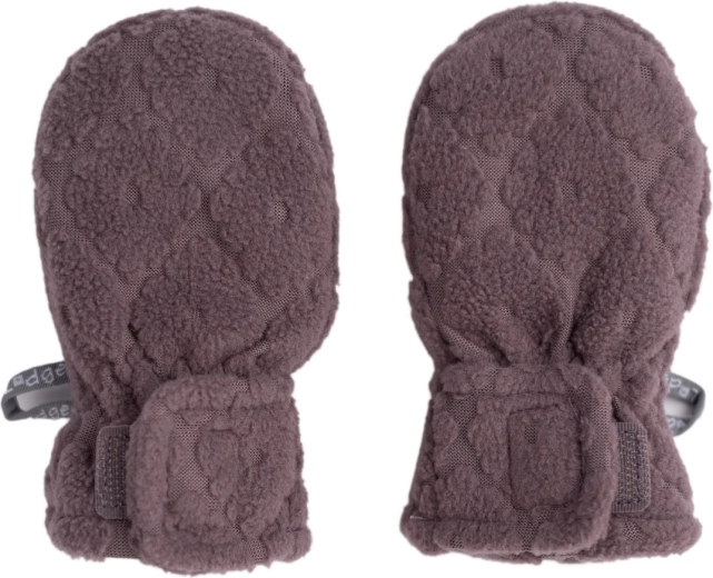 Lodger thumb-less mittens Mittens Folklore Fleece mauve 1–2 years