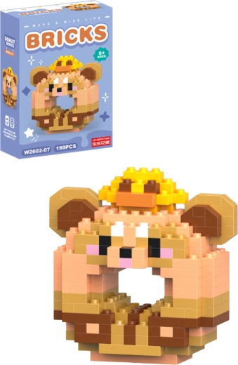 Donut Raccoon Building Set (199 pieces)