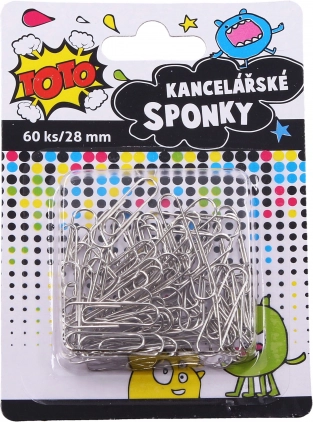 Värvilised kirjaklambrid 28 mm