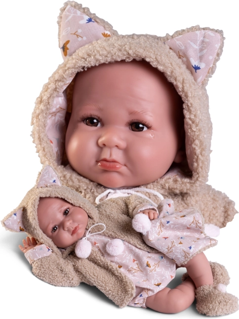 Realistic Baby Doll Antonio Juan Luca with a Soft Body 42 cm
