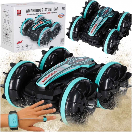 Amfiibne žestideanduriga RC-auto 4x4, 2,4 GHz